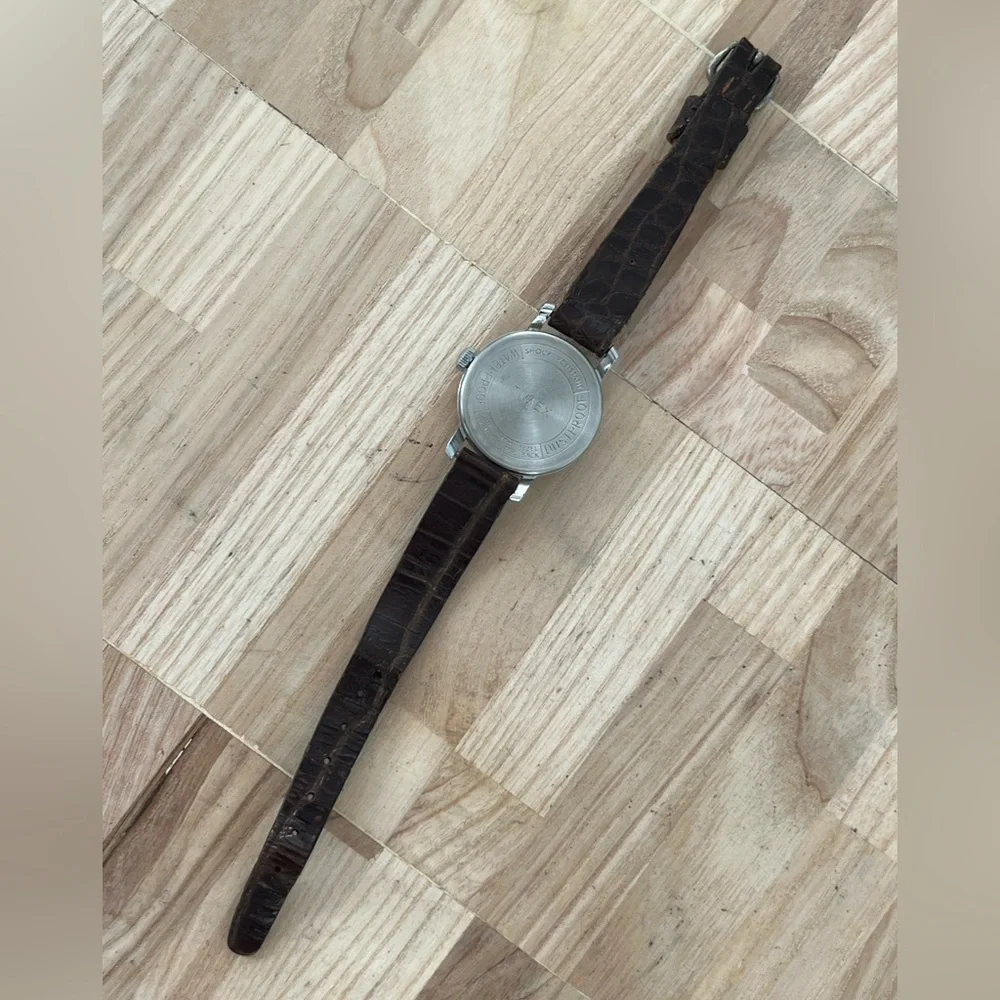 Timex BSA Cub Scouts Vintage Mechanical Winding Watch Genuine Leather Strap